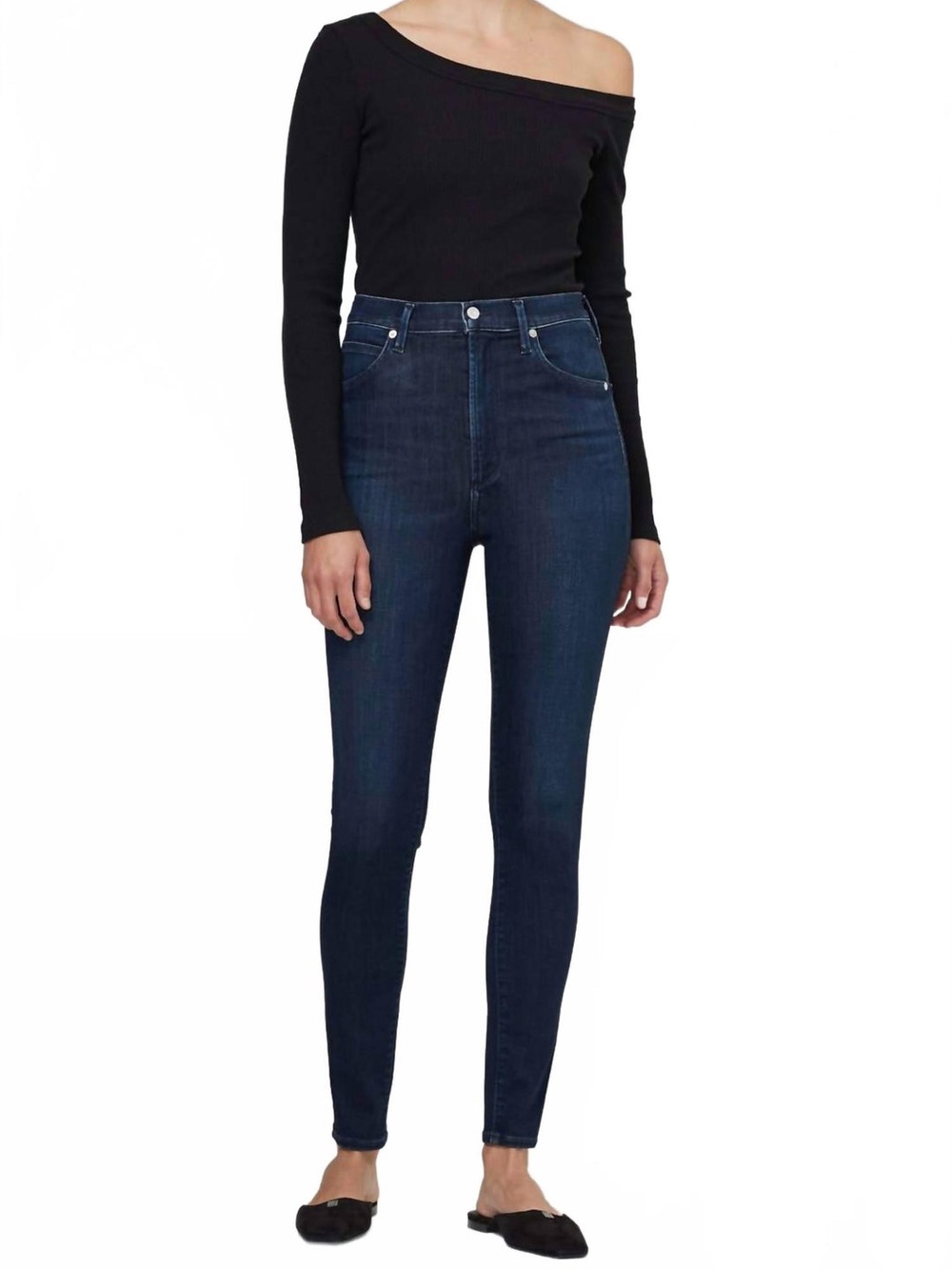 CITIZEN of HUMANITY Chrissy Long High Rise Skinny Jean In De Nimes 25